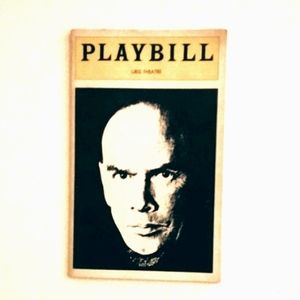 Playbill The King And I  1978 starring Yul Brynner